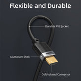 CABLETIME- HDMI2.0 CABLE AM/AM, SKU- CT-HD4K-AG10